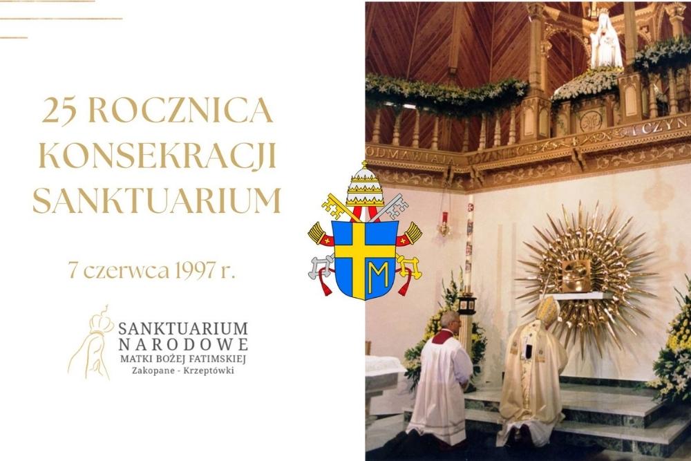 Msza św. dziękczynna za dar konsekracji Sanktuarium Matki Bożej Fatimskiej w Zakopanem